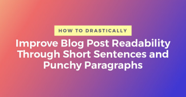 How To Improve Blog Post Readability With Shorter Sentences