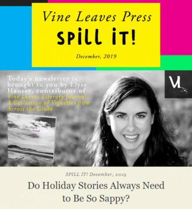 SPILL IT! Do Holiday Stories Always Need to Be So Sappy?